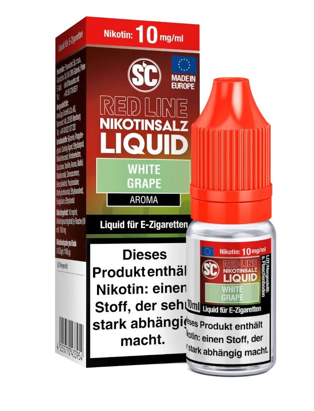 SC Red Line White Grape Nikotinsalz Liquid 10mg/20mg