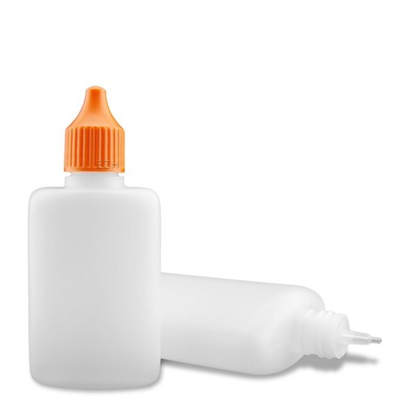 Leerflasche 125ml - UNICORN Oranger Deckel