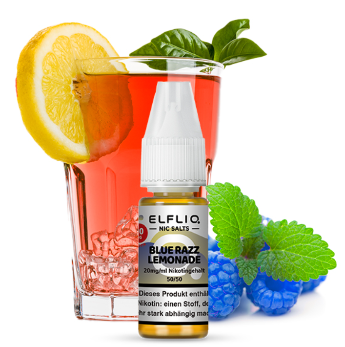 ELFBAR Blue Razz Lemonade Nikotinsalzliquid - Elfliq 20mg