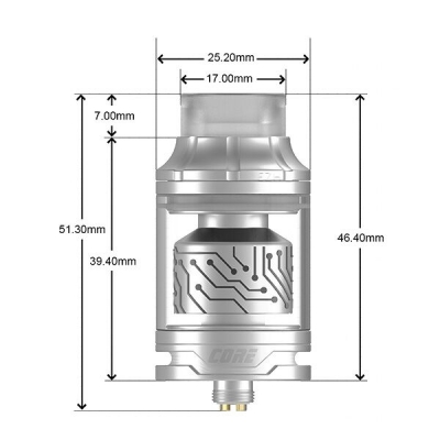 Vapefly Core RTA Selbstwickler Tank