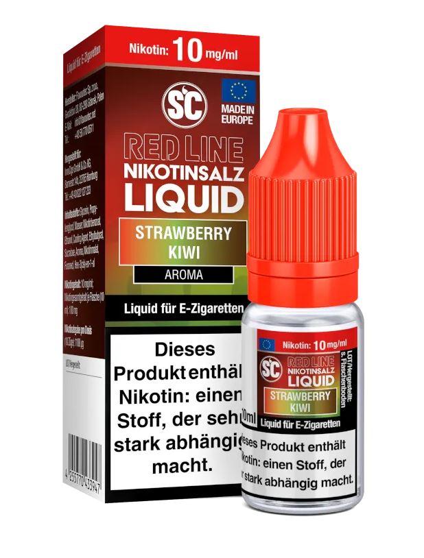 SC Red Line Strawberry Kiwi Nikotinsalz Liquid 10mg/20mg