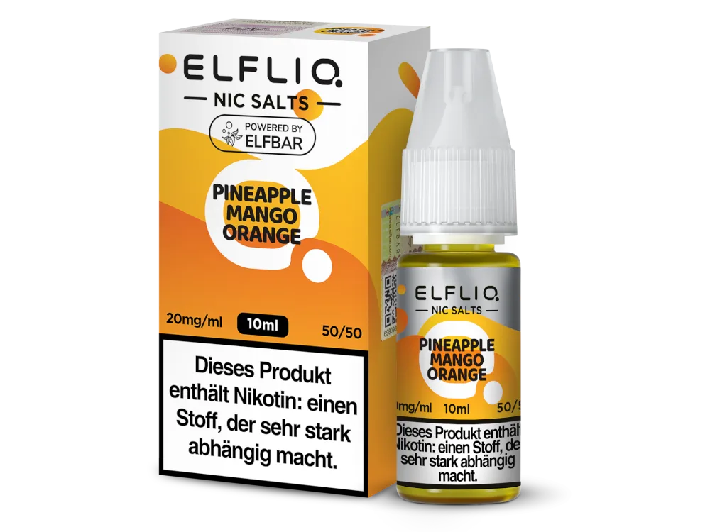 ELFBAR Pineapple Mango Orange Nikotinsalzliquid - Elfliq 20mg