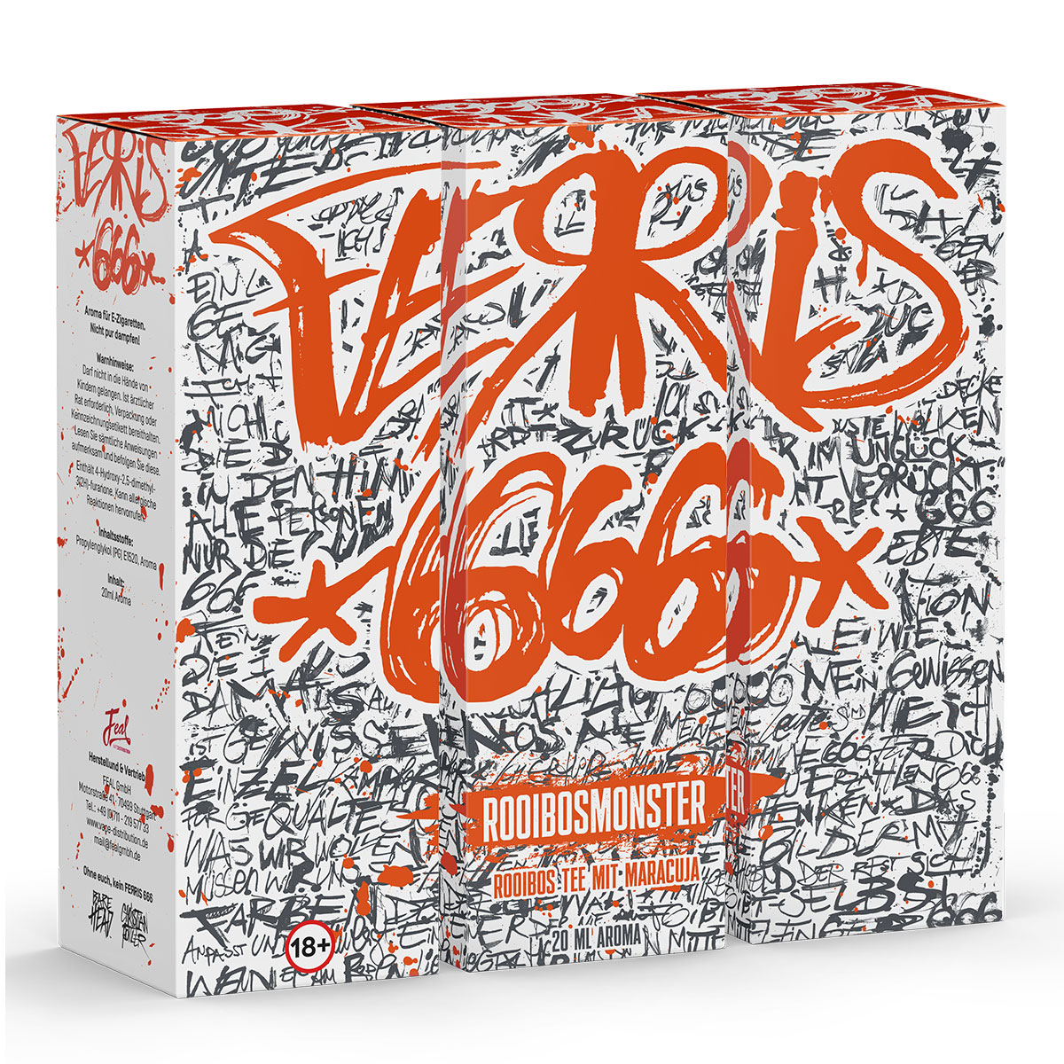 Ferris 666 - Rooibosmonster - 20ml Aroma (Longfill)
