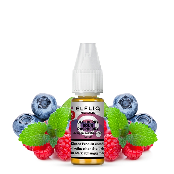 ELFBAR Blueberry Sour Raspberry Nikotinsalzliquid (Blaubeere & Saure Himbeere) - Elfliq