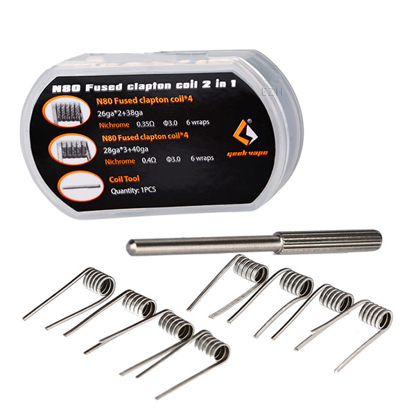 GeekVape 8x N80 Fused Clapton Coil 2 in 1 F203