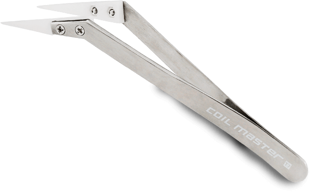 Coil Master Ceramic Tweezers (Bent) / Keramik Pinzette gebogen