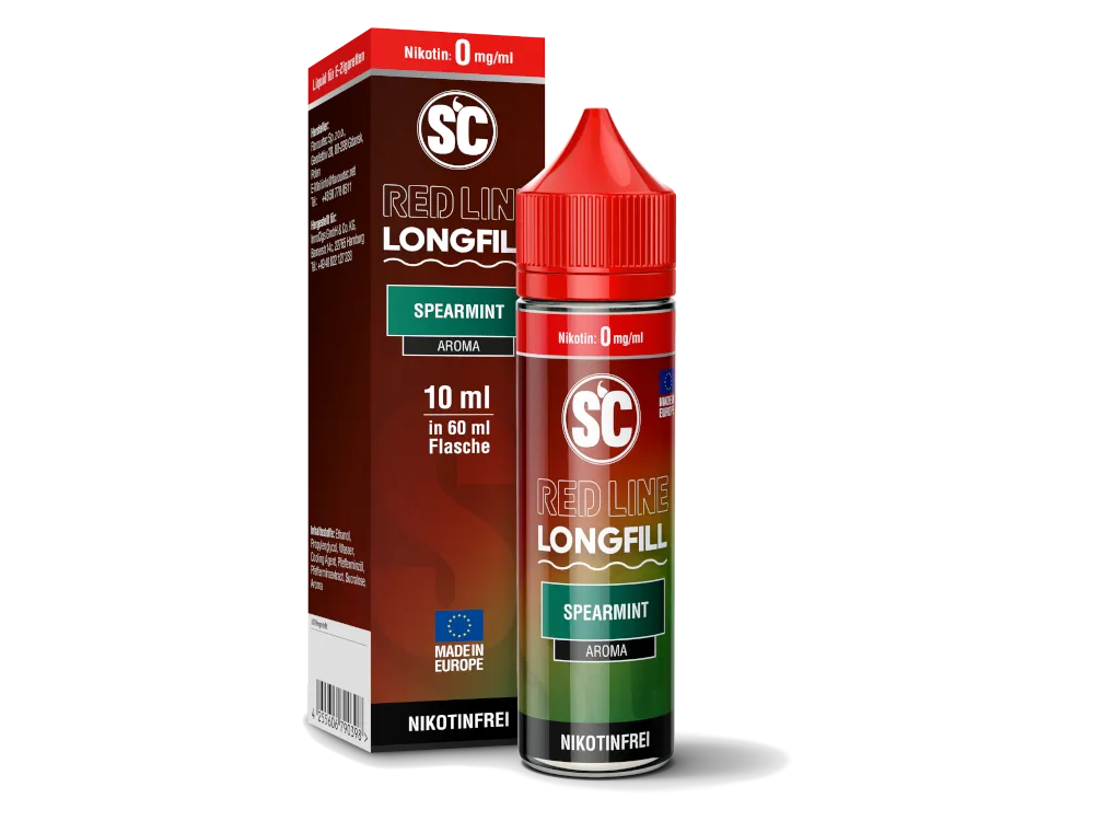 SC Red Line Longfill Spearmint 10ml