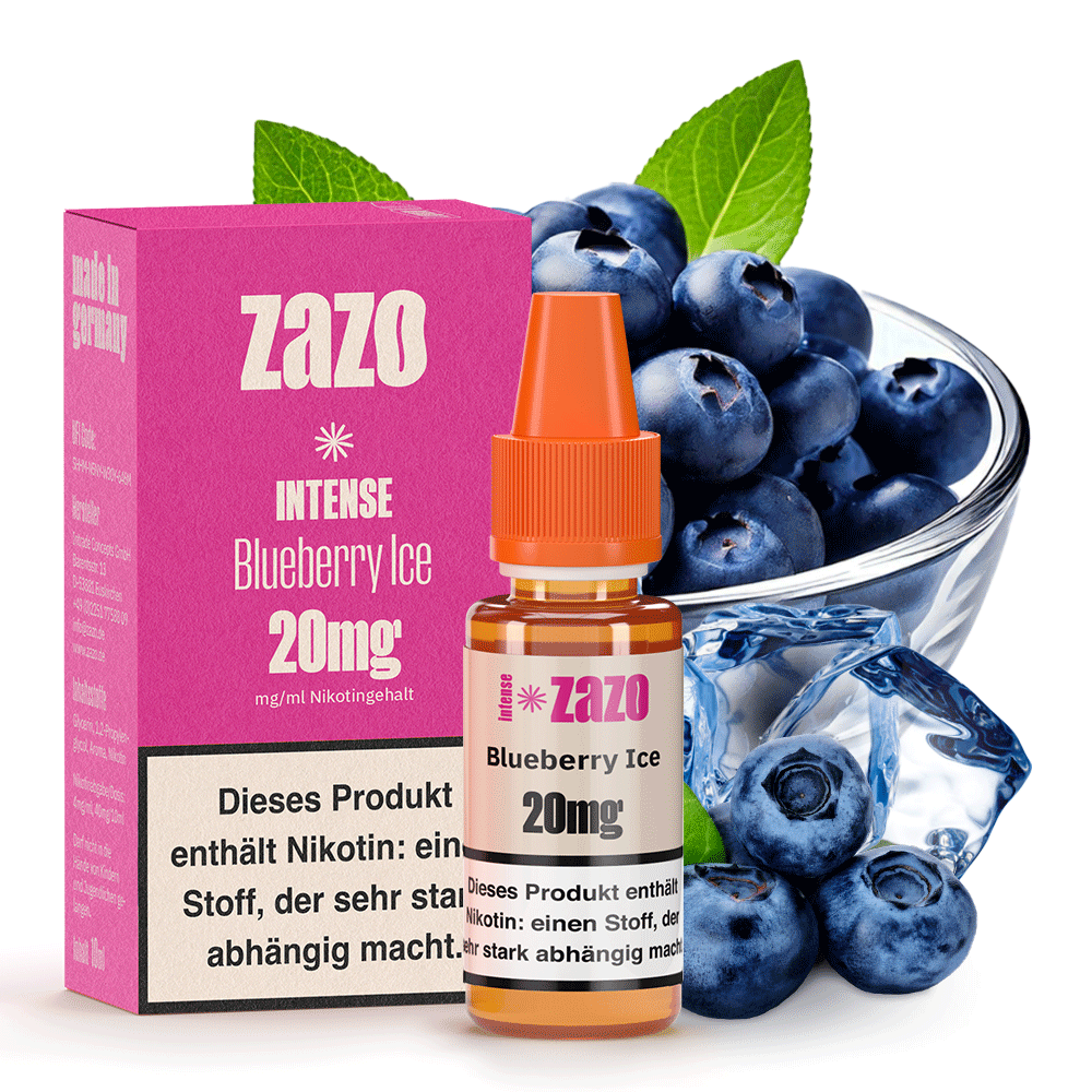 ZAZO INTENSE Blueberry Ice Nikotinsalz Liquid 10mg