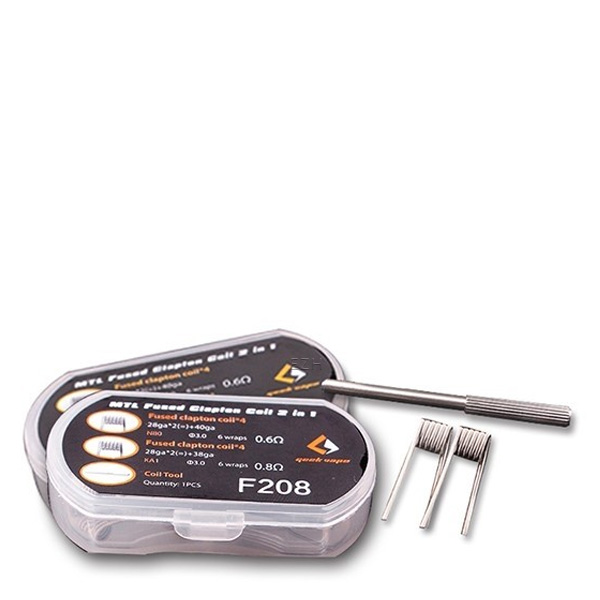 GeekVape 8x MTL Fused Clapton Coil 2 in 1 F208