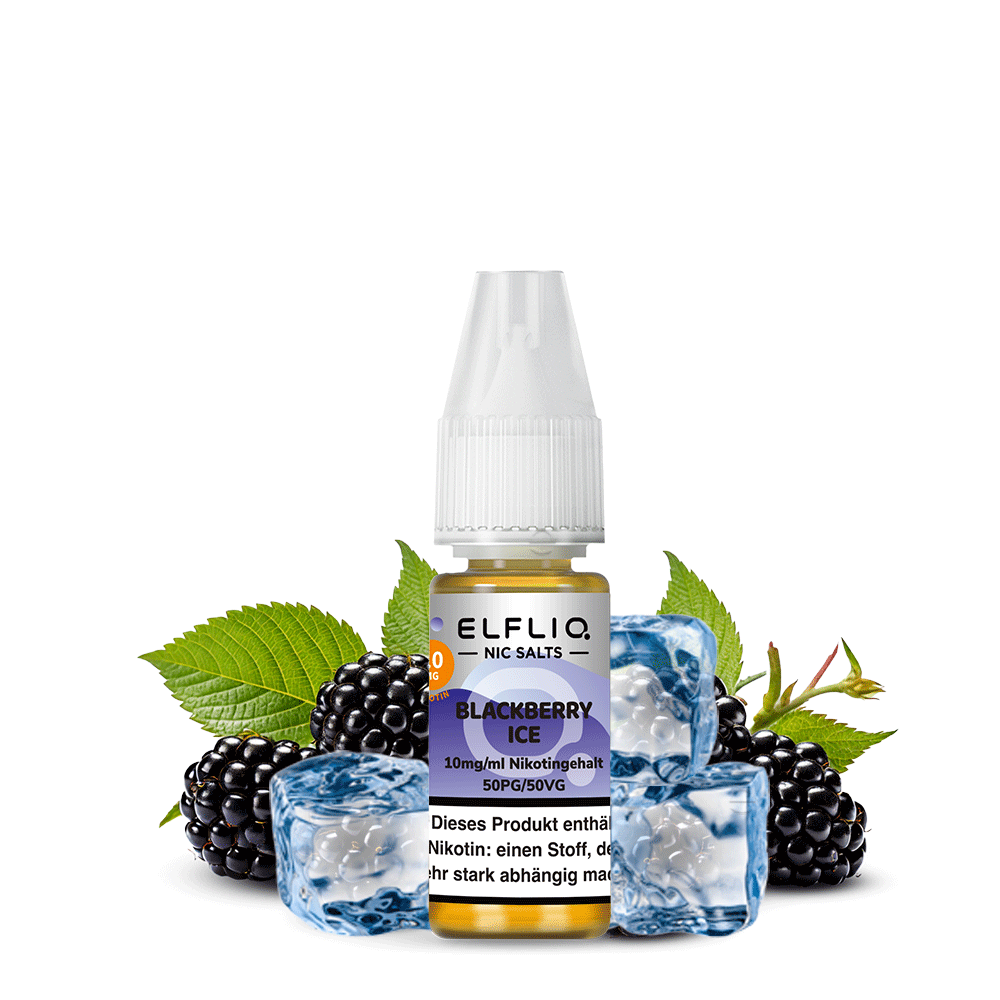ELFBAR Blackberry Ice Nikotinsalzliquid - Elfliq - 10mg