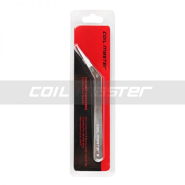 Coil Master Ceramic Tweezers (Bent) / Keramik Pinzette gebogen