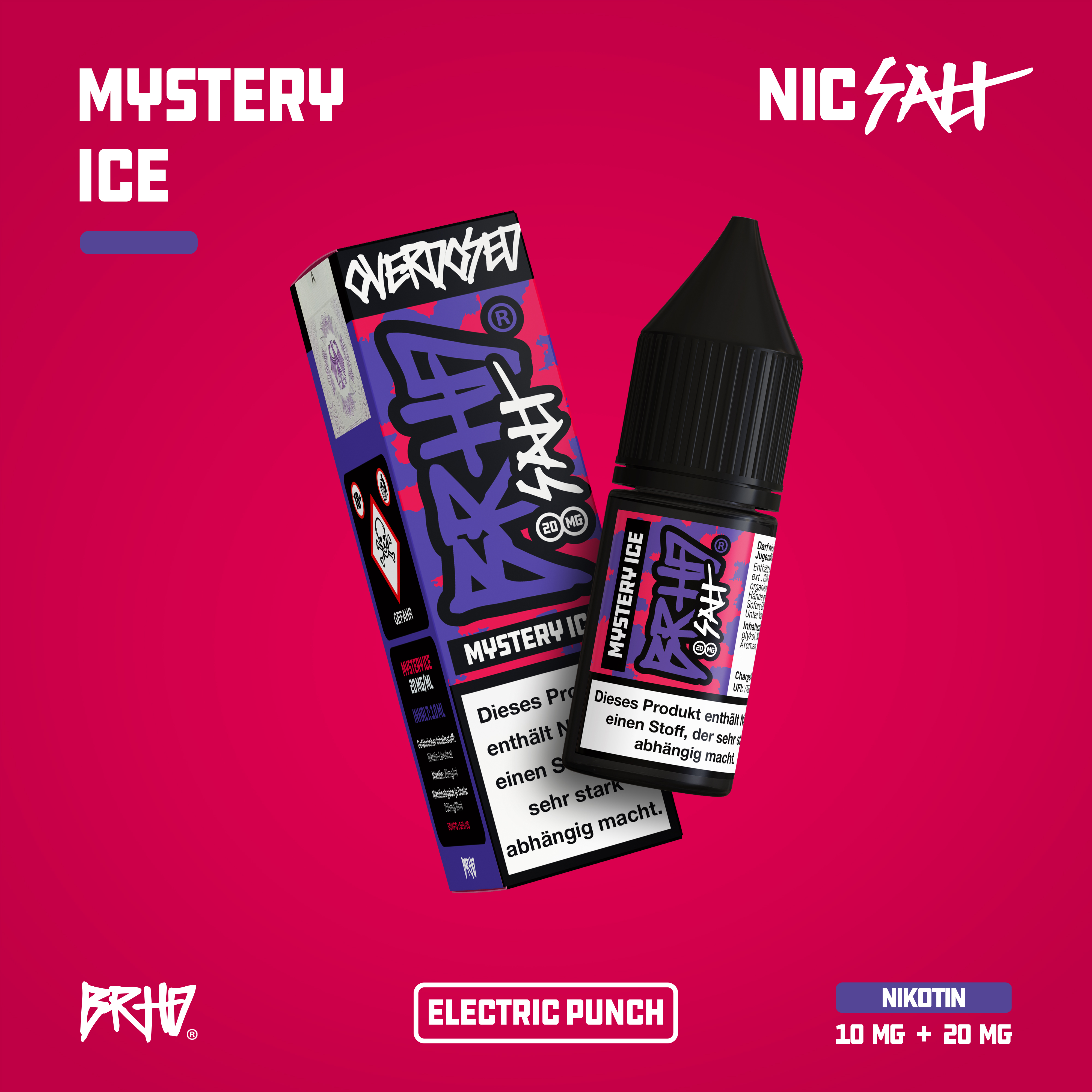 BRHD Electric Punch - Mystery Ice - Nikotinsalz - 20mg